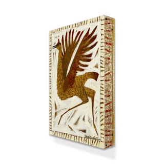 Shake a Tail Feather #1 - Metal Box Art Metal Box Wall Art Shelle Lindholm