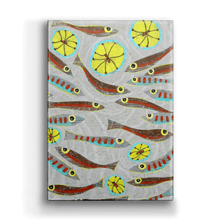 Top Feeders - Metal Box Art Metal Box Wall Art Shelle Lindholm