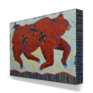 Wild and Wooly - Metal Box Art Metal Box Wall Art Shelle Lindholm