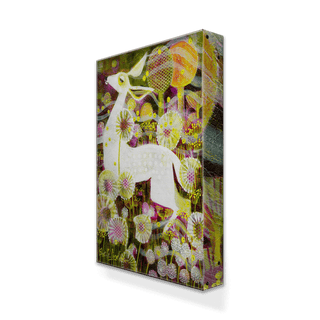 Wonderland White Fawn - Metal Box Art Metal Box Wall Art Shelle Lindholm