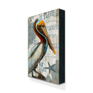 Pelican Perch - Metal Box Art Metal Box Wall Art Suzanne Nicoll