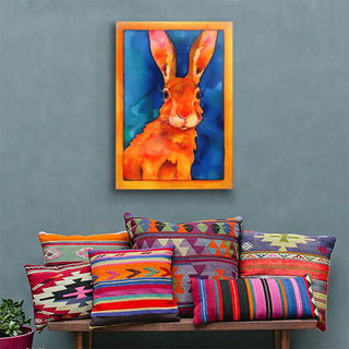 Be Hare Aware - Metal Box Art Metal Box Wall Art Karen Savory