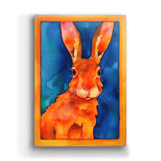 Be Hare Aware - Metal Box Art Metal Box Wall Art Karen Savory