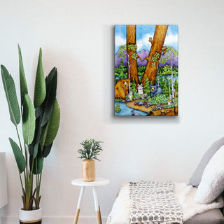 Friends of Forest - Metal Box Art Metal Box Wall Art Karen Savory