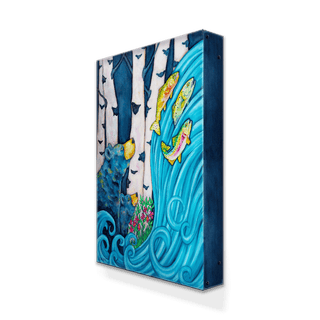 Mystic Falls - Metal Box Art Metal Box Wall Art Karen Savory