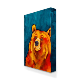 Mr. Sunshine Bear - Metal Box Art Metal Box Wall Art Karen Savory