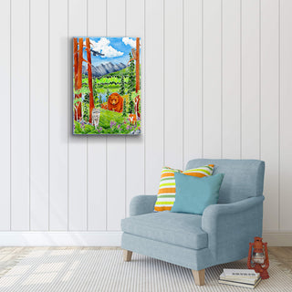 Sweet Mountain Home - Metal Box Art Metal Box Wall Art Karen Savory