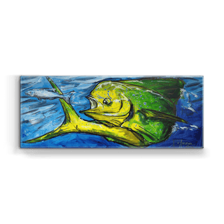 Dolphin Fish/Mahi-Mahi: Metal Box Art Metal Box Wall Art Ed Anderson