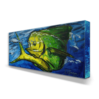 Dolphin Fish/Mahi-Mahi: Metal Box Art Metal Box Wall Art Ed Anderson