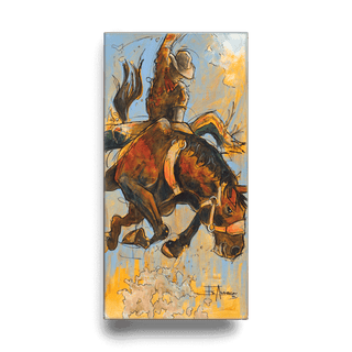 Bucking Bronco: Metal Box Art Metal Box Wall Art Ed Anderson