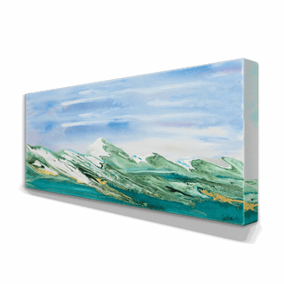 Lone Peak- Metal Box Art Metal Box Wall Art Nancy Seiler