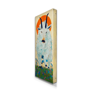 Mountain Goat - Metal Box Art Metal Box Wall Art Shelle Lindholm