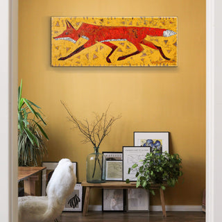 Red Fox - Metal Box Art Metal Box Wall Art Shelle Lindholm