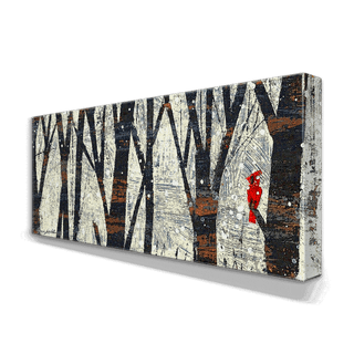 Seasonal Serenade: Winter Whisper - Metal Box Art Metal Box Wall Art Shelle Lindholm