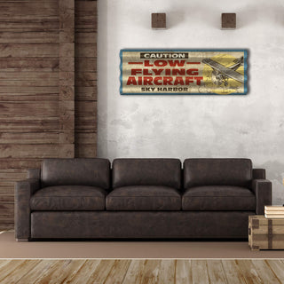 Low Flying Aircraft - Corrugated Metal Wall Art Corrugated Wall Art Meissenburg Designs