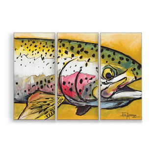 Little Rainbow: 3-Piece Metal Box Art Metal Box Wall Art Ed Anderson