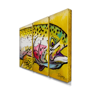 Little Rainbow: 3-Piece Metal Box Art Metal Box Wall Art Ed Anderson