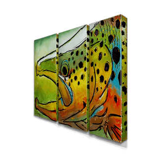 The Home of Brown: 3-Piece Metal Box Art Metal Box Wall Art Ed Anderson
