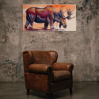 Red Bull Moose: Metal Box Art Metal Box Wall Art Ed Anderson