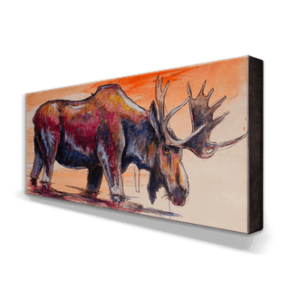 Red Bull Moose: Metal Box Art Metal Box Wall Art Ed Anderson