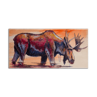 Red Bull Moose: Metal Box Art Metal Box Wall Art Ed Anderson