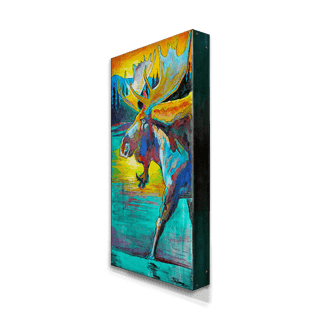 Bull Moose: Metal Box Art Metal Box Wall Art Ed Anderson