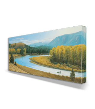 Blackfoot River - Metal Box Art Metal Box Wall Art Monte Dolack