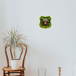 Smokey Bear Only You Badge - Aluminum Shaped Wall Art Shaped Wall Art Smokey Bear