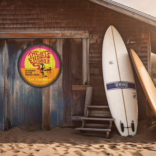 The Endless Summer: San Clemente - Barrel End Wall Art Barrel End Wall Art Bruce Brown Films
