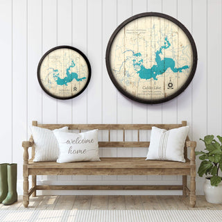 Caddo Lake, Louisiana & Texas on a Barrel End Barrel End Wall Art Lake Art