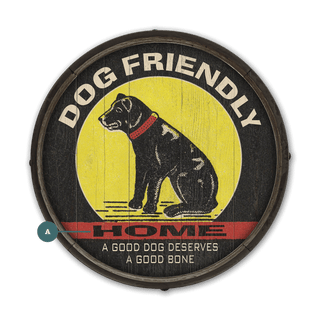 Dog Friendly Home - Barrel End Wall Art Barrel End Wall Art Meissenburg Designs