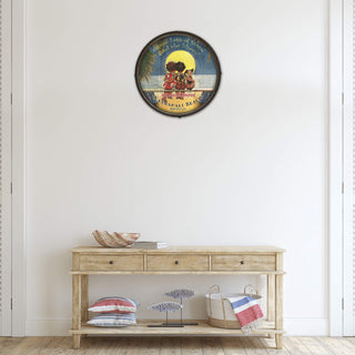 Stars and the Moon: Tropical - Barrel End Wall Art Barrel End Wall Art Meissenburg Designs