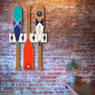 Oar Coatrack - Seafarer's Edition Coatrack Wall Decor Meissenburg Designs