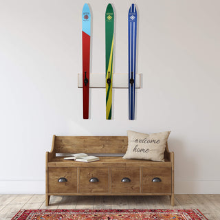 Ski Coatrack - Glacier Stripes Edition Coatrack Wall Decor Meissenburg Designs