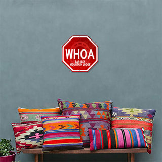 Whoa Stop Sign - Decorative Plaque Shaped Wall Art Meissenburg Designs