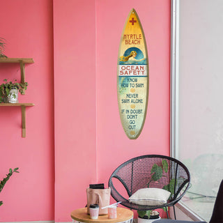 Ocean Safety - Surfboard Wall Art Surfboard Wall Art Meissenburg Designs