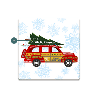 Holiday Greeting Christmas Car - Souvenirs & Gifts