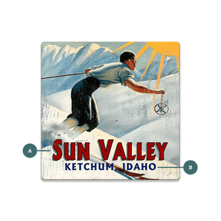 Sun Valley Ski Run: Personalized - Souvenirs & Gifts Souvenirs & Gifts Out West Design