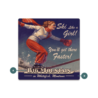 Ski Like a Girl: Personalized - Souvenirs & Gifts Souvenirs & Gifts Out West Design