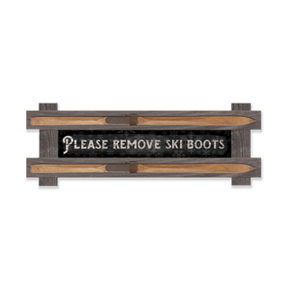 Remove Ski Boots: Generic - Framed Wall Decor Framed Wall Art Meissenburg Designs