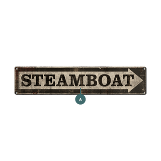 Directional Street Sign - Wall Decor Wood & Metal Wall Art Meissenburg Designs