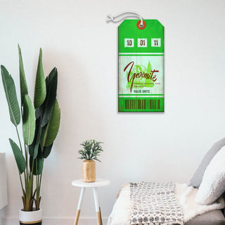Yosemite National Park Pass - Luggage Tag Luggage Tag Wall Art Meissenburg Designs