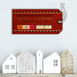 Meda Verde National Park: The Mug House Hotel - Luggage Tag Luggage Tag Wall Art Meissenburg Designs