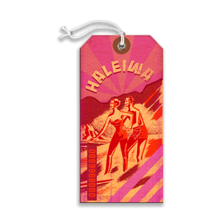 Haleiwa Luggage Tag Luggage Tag Wall Art Meissenburg Designs