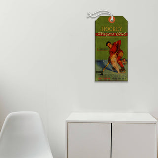 Hockey Players Club - Luggage Tag Luggage Tag Wall Art Meissenburg Designs