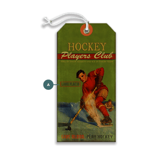 Hockey Players Club - Luggage Tag Luggage Tag Wall Art Meissenburg Designs