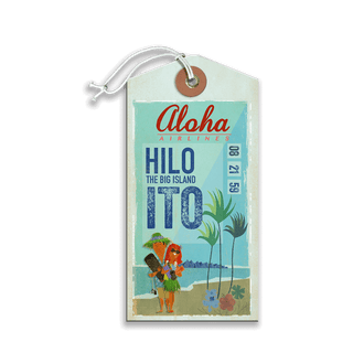 Aloha Airlines Luggage Tag Luggage Tag Wall Art Meissenburg Designs