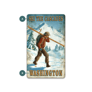 Ski the Cascades: Personalized - Souvenirs & Gifts Souvenirs & Gifts Out West Design