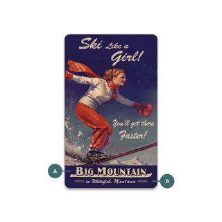 Ski Like a Girl: Personalized - Souvenirs & Gifts Souvenirs & Gifts Out West Design