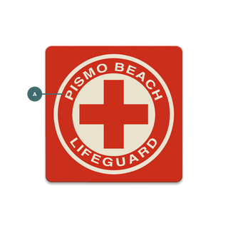 Lifeguard Sign: Personalized - Souvenirs & Gifts Souvenirs & Gifts Meissenburg Designs